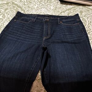 Talbots Women's Dark Blue Flare Jeans